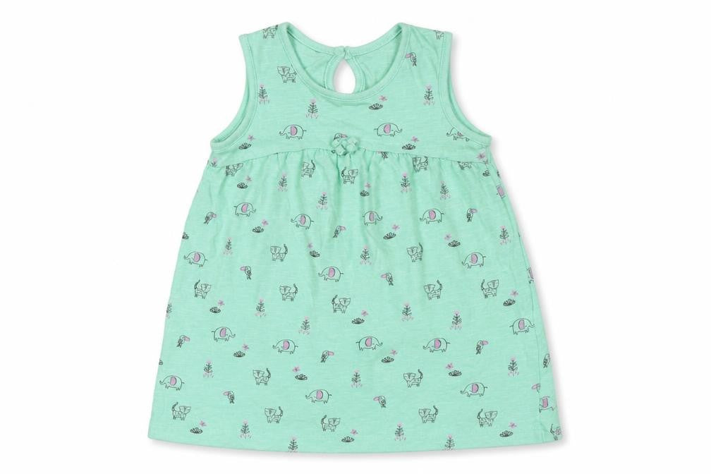 George Baby Green Geometric  A-Line  Size 18-24 Months