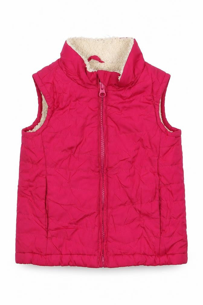 Gap Girls Pink   Gilet Coat Size 2 Years