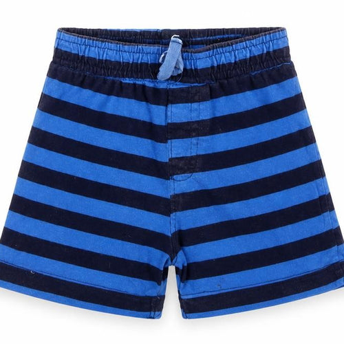 Baby Boys Blue Striped  Sweatpants Trousers Size 9-12 Months