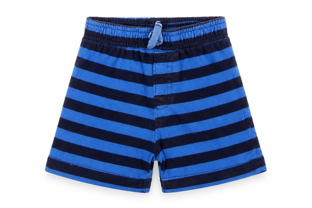 Baby Boys Blue Striped  Sweatpants Trousers Size 9-12 Months
