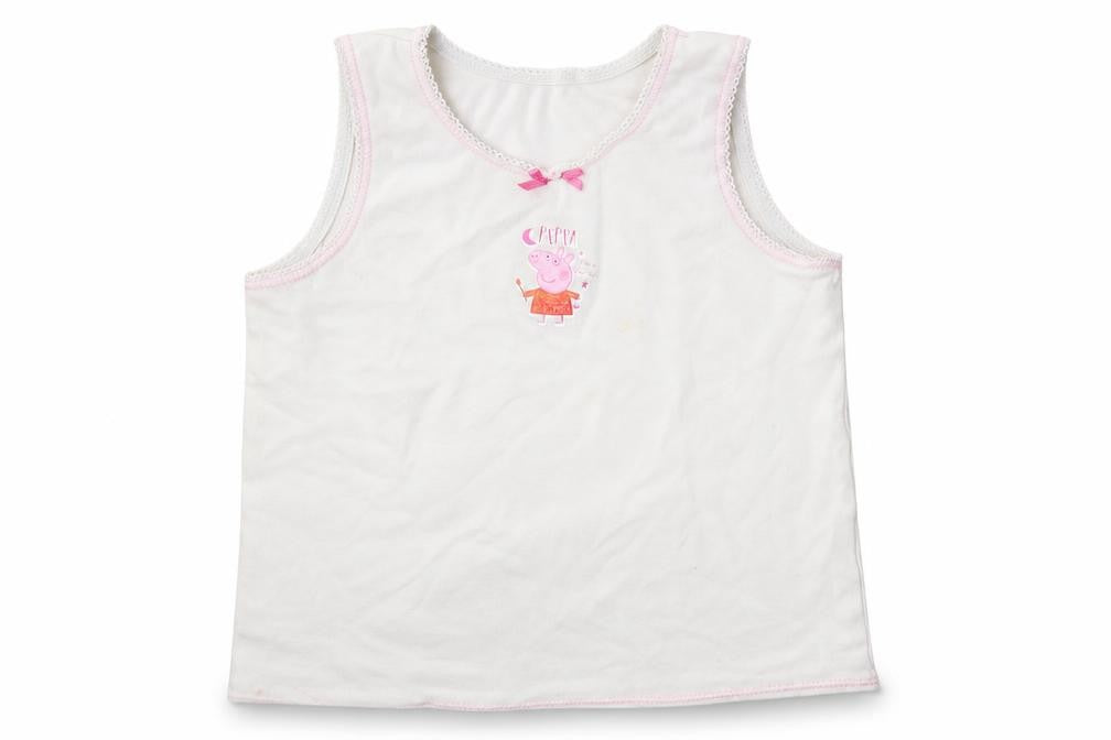 Mothercare Girls White   Basic Tank Size 2-3 Years  - Peppa Pig