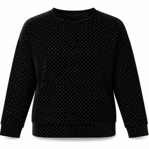 F&F Womens Black Polka Dot  Top Pyjama Top Size 10
