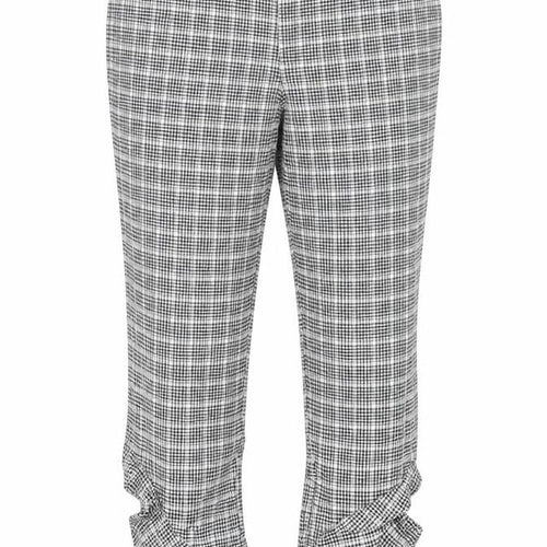 ASOS Womens Black Check  Trousers  Size 16 L28 in