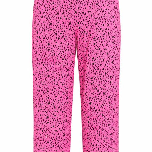 Preworn Womens Pink Animal Print  Sweatpants Trousers One Size L25 in