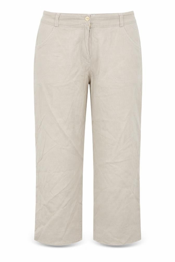 ELKRA Womens Beige   Trousers  Size 40 L22 in