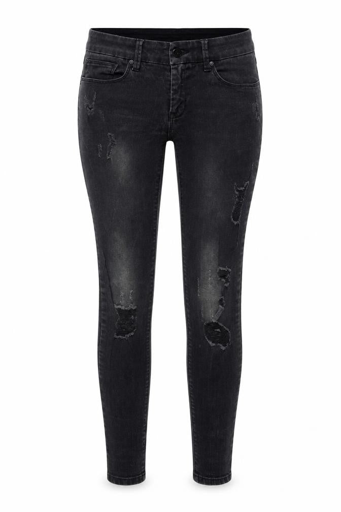 Mango Womens Grey Denim Skinny Jeans Size 10 L30 in