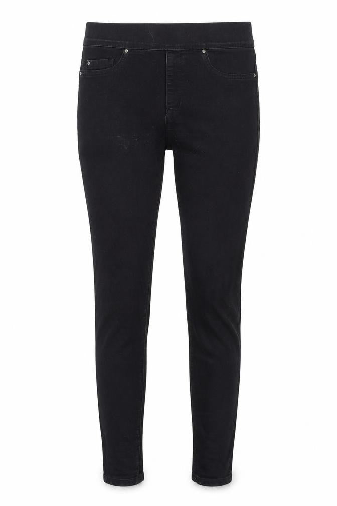Denim & Co. Womens Black  Denim Jegging Jeans Size 10 L28 in