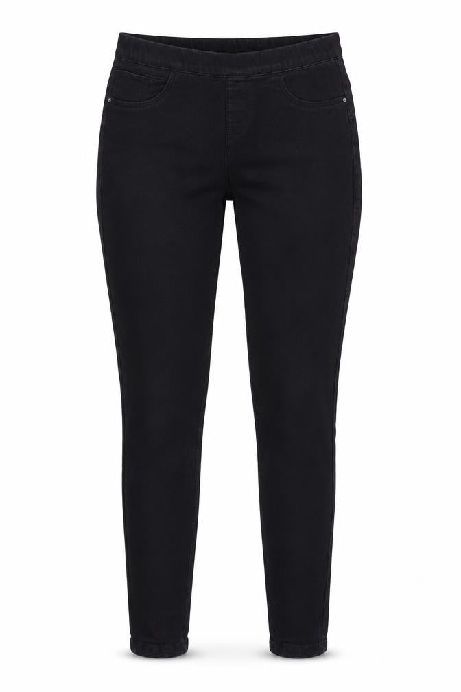 Denim & Co. Womens Black  Denim Jegging Jeans Size 10 L28 in