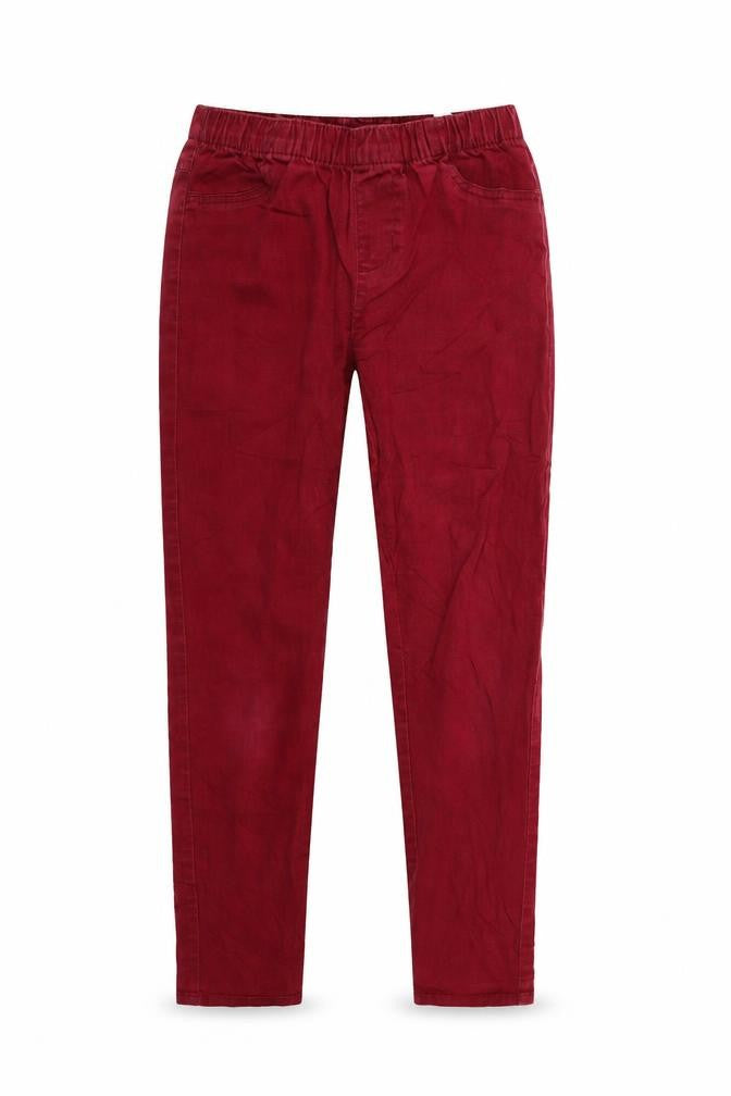 Preworn Womens Red  Denim Jegging Jeans Size 8 L29 in