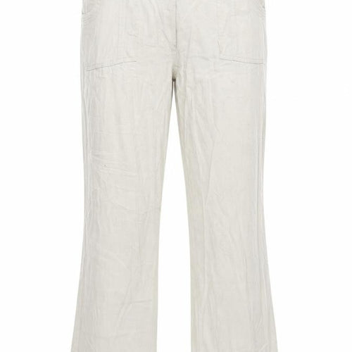 Preworn Womens Beige   Straight Jeans Size 12 L27 in