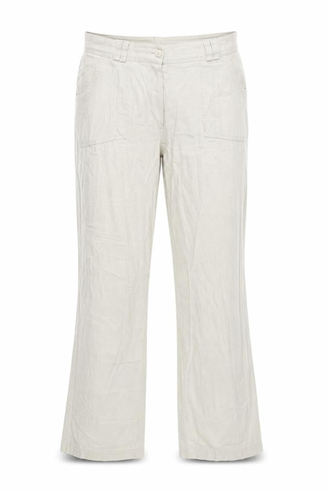 Preworn Womens Beige   Straight Jeans Size 12 L27 in