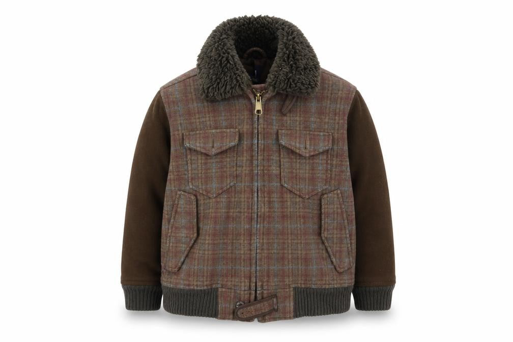 Gap Boys Brown Check  Jacket  Size 4-5 Years