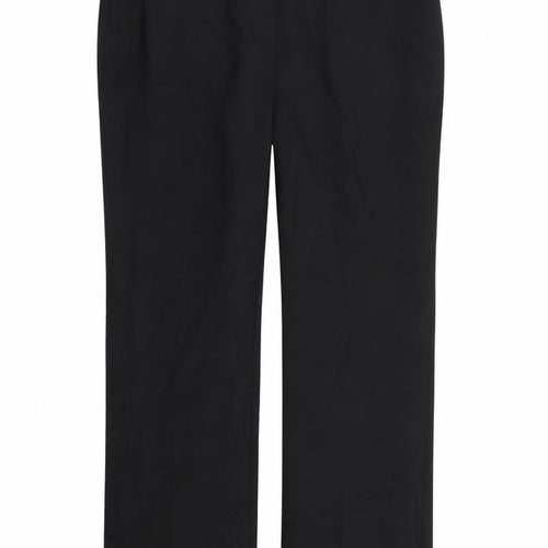 Papaya Womens Black   Trousers  Size 12 L28 in