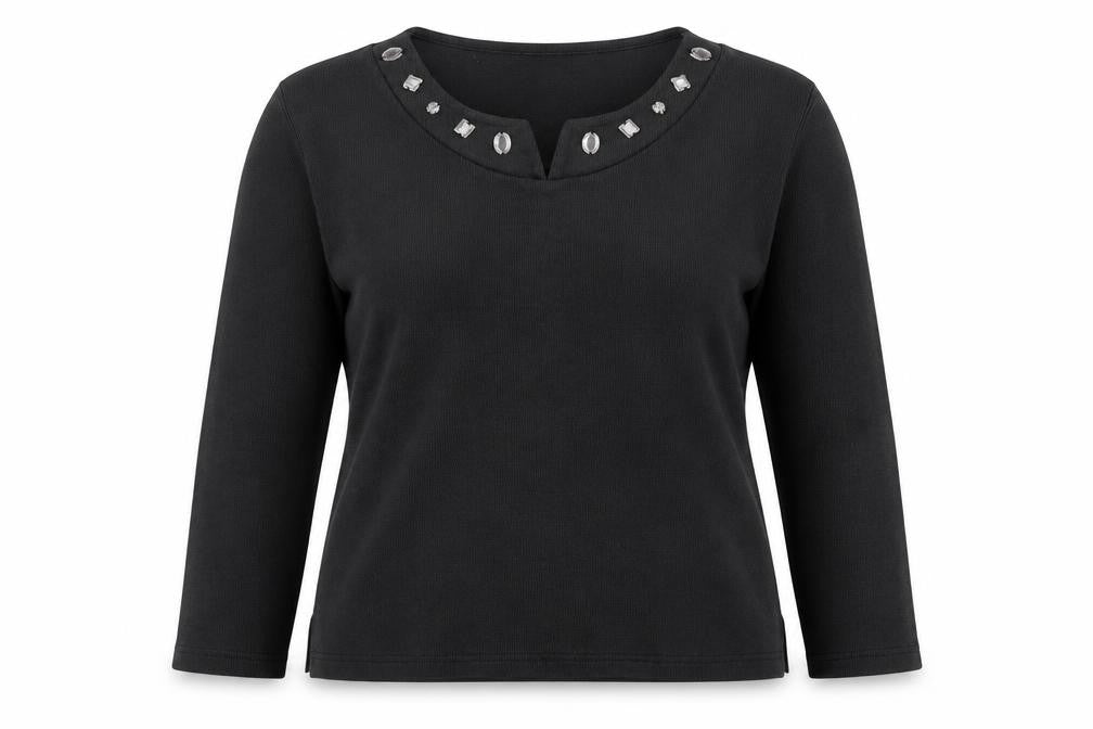 Bonmarché Womens Black Pullover Jumper Size M