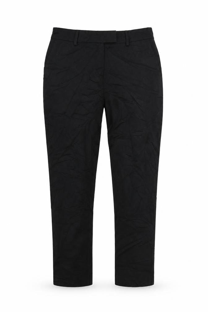 Front view of Papaya women’s black trousers, size UK 10, 26-inch leg