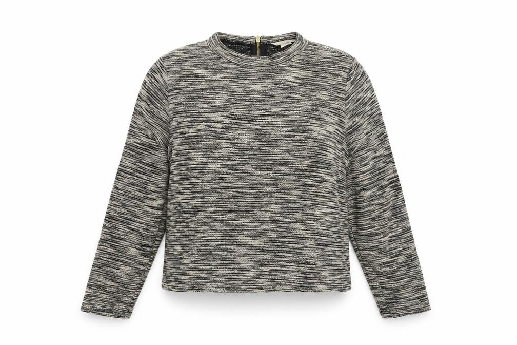 Front view of H&M women’s black jumper, size L