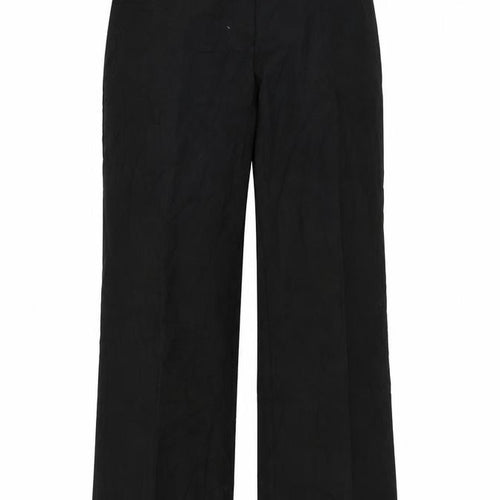 Debenhams Womens Black   Trousers  Size 12 L27 in
