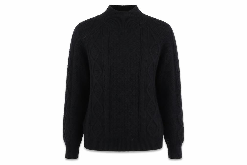 Front view of Primark women’s black jumper, size XS