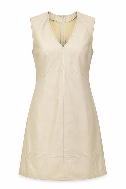 Front view of Primark women’s beige a-line, size UK 6