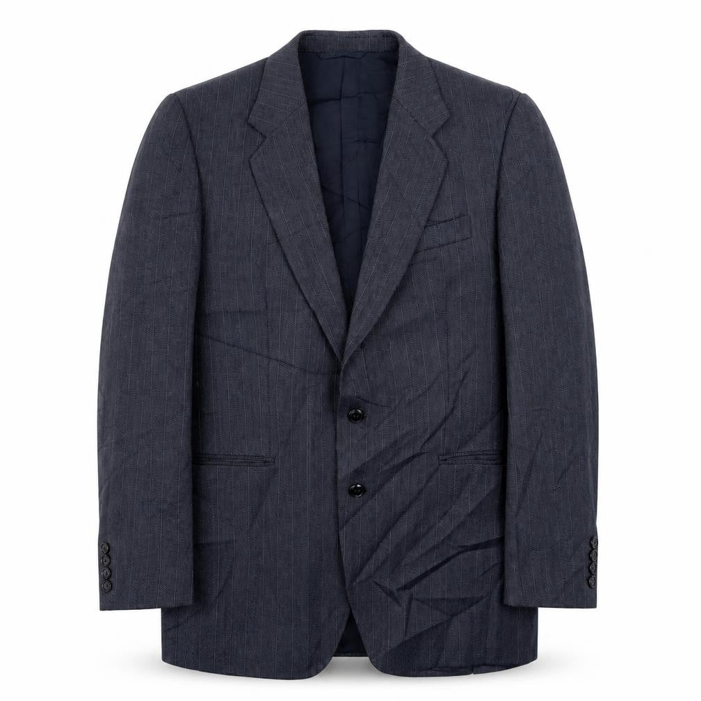 Front view of Preworn men’s blue jacket blazer, size 40