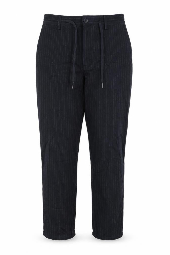 Mango Womens Blue Striped Trousers Size 28 in L25 in