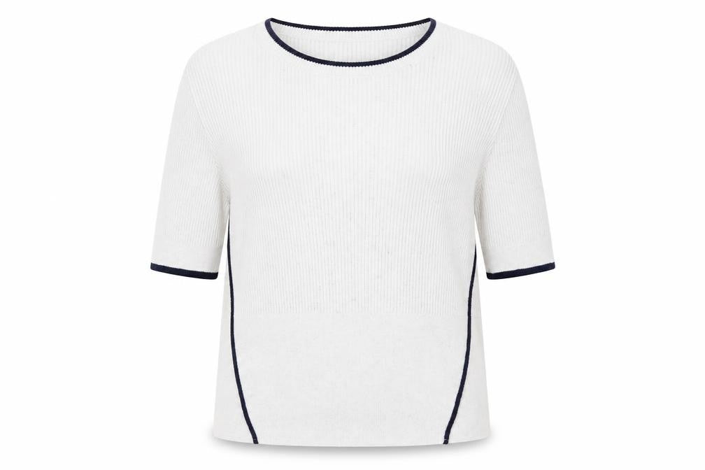 Front view of Marks & Spencer women’s grey jumper, size UK 16