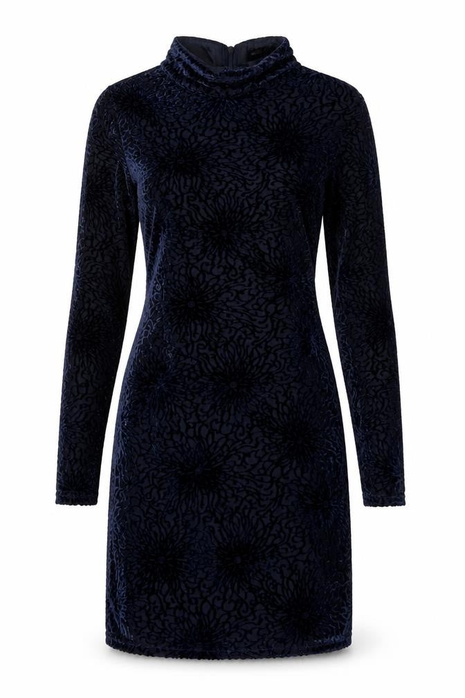 Front view of PRETTYLITTLETHING women’s blue bodycon, size UK 10