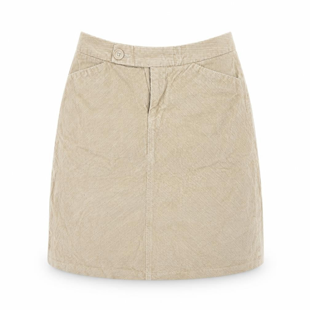 Gap Womens Beige  Corduroy Mini Skirt Size 4