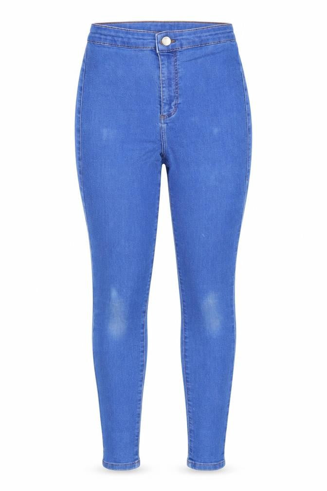Topshop Womens Blue   Jegging Trousers Size 26 L26 in