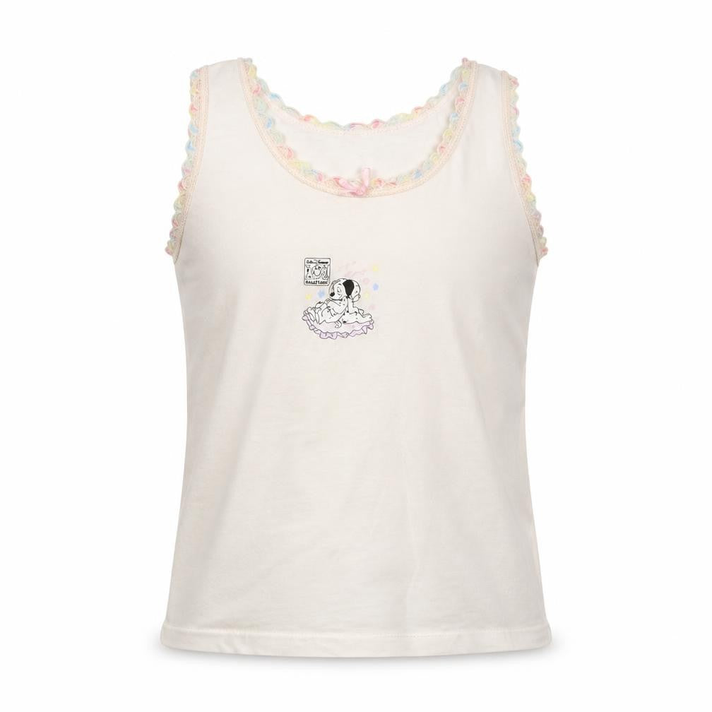 Preworn Girls Pink Animal Print   Pyjama Top Size 5-6 Years  - Dalmations