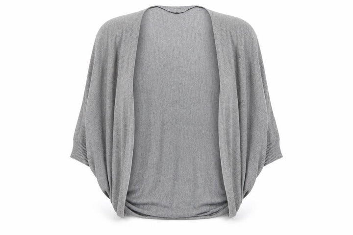 Oasis Womens Grey   Shrug Jumper One Size