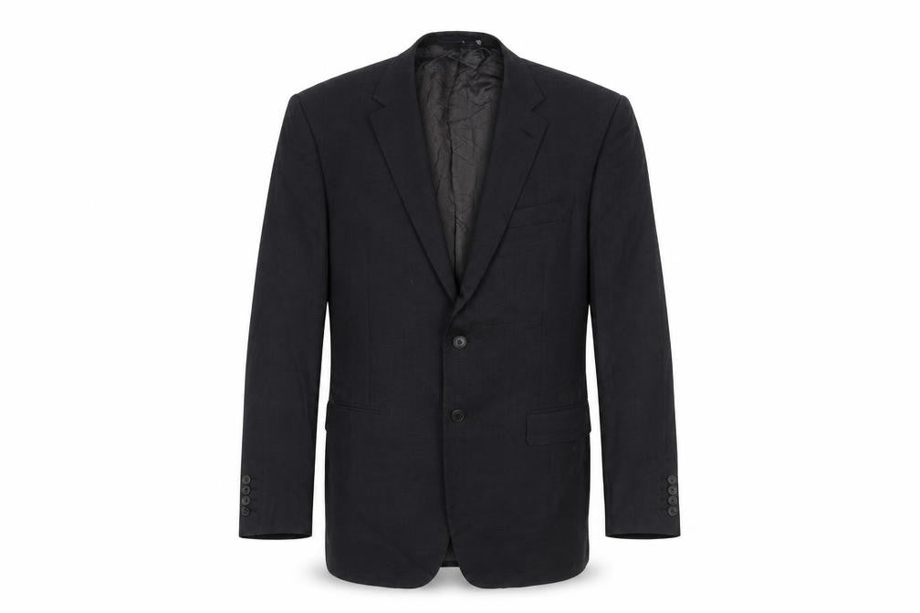 Front view of Marks & Spencer men’s black jacket suit jacket