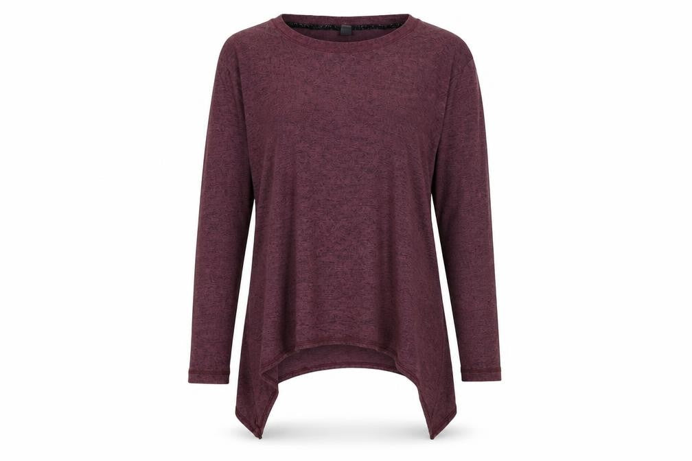 Front view of AnyBody women’s pink jumper, size L