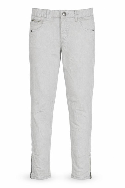 Front view of Cubus girls’ grey skinny jeans, size 12, years
