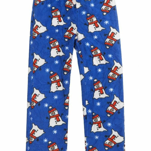 hullalaloo Boys Blue    Pyjama Pants Size 9-10 Years  - Christmas