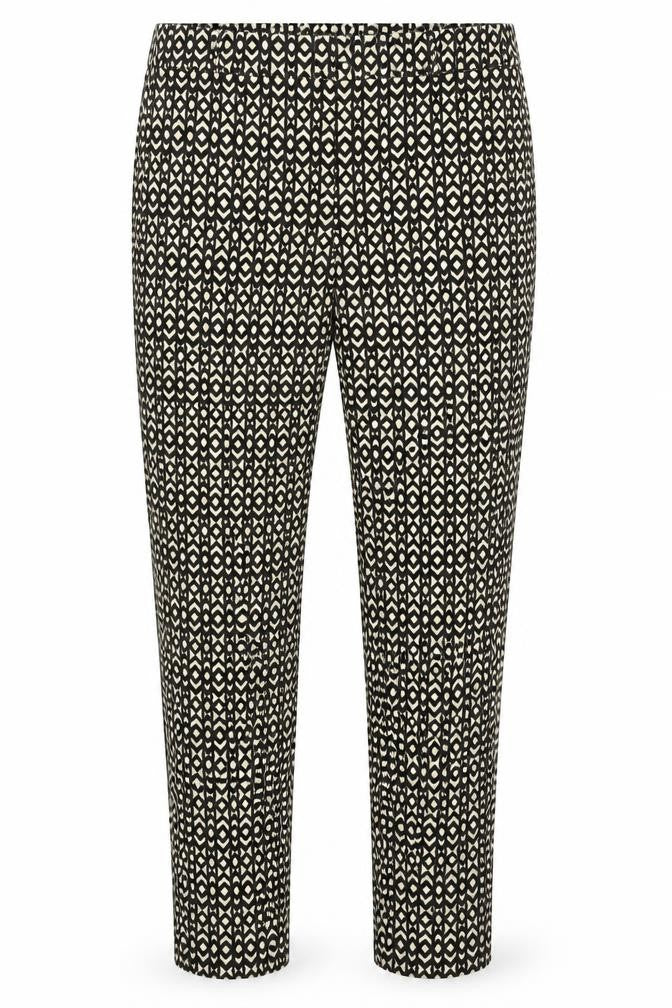 Capri Womens Multicoloured Argyle/Diamond  Trousers  Size 8 L26 in