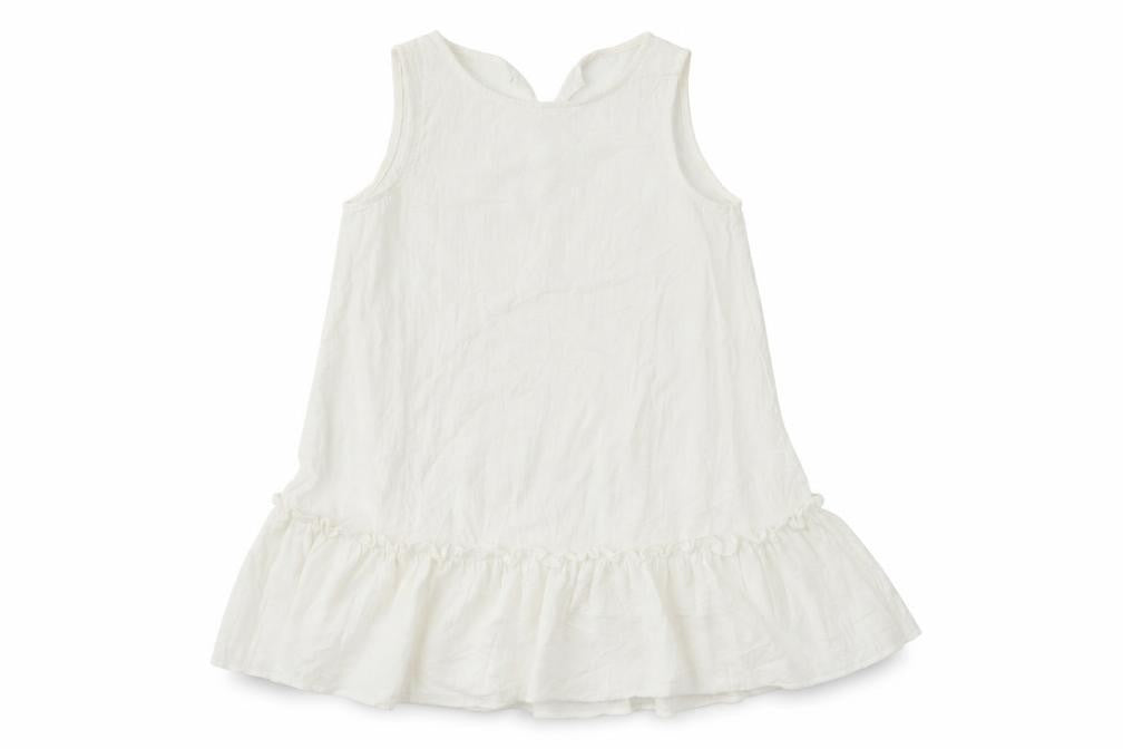 Front view of SHEIN women’s white skater dress, size XS