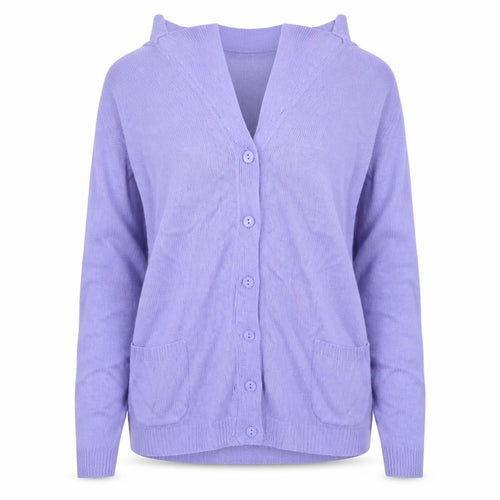 Julipa Womens Purple  Knit Cardigan Jumper Size 12