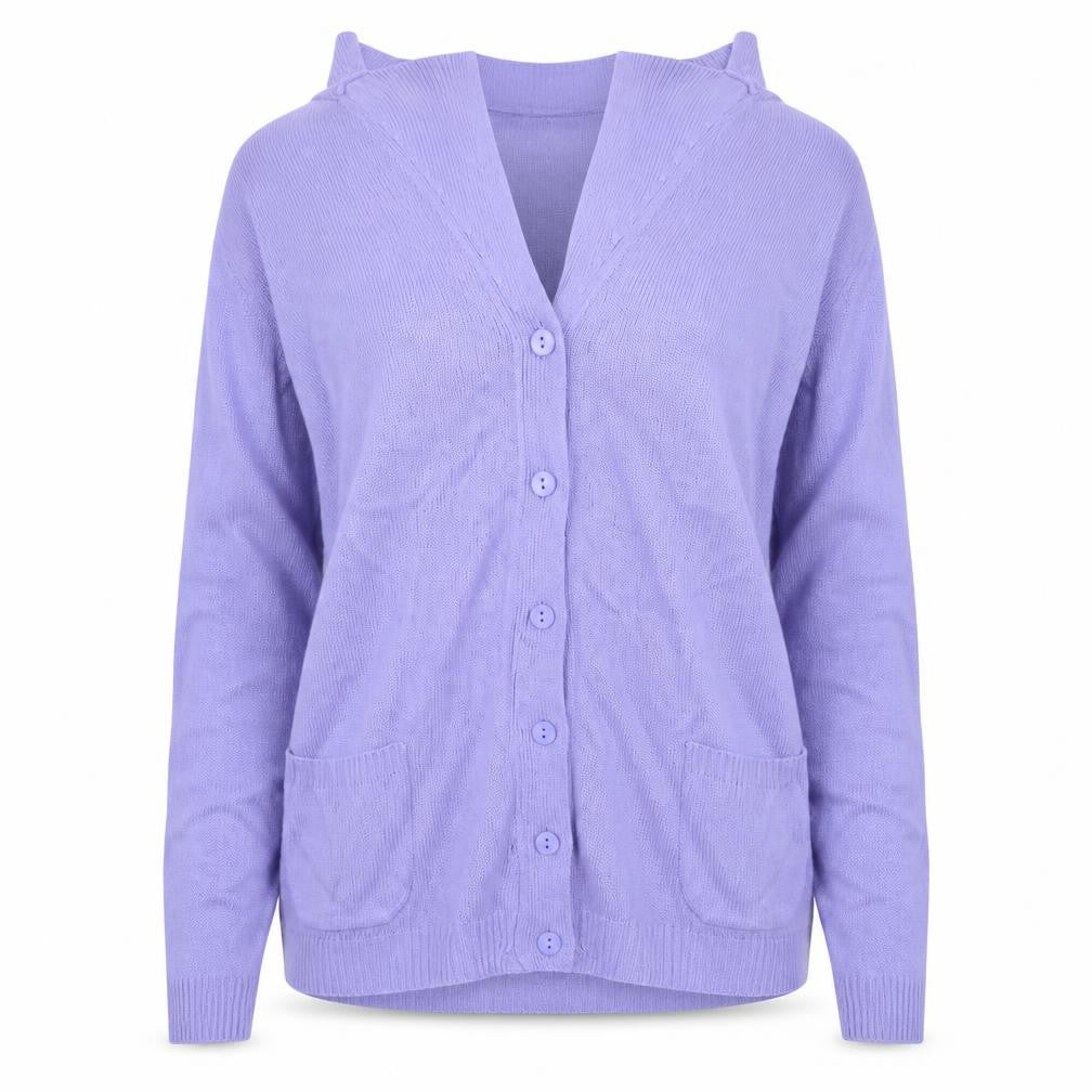Julipa Womens Purple  Knit Cardigan Jumper Size 12