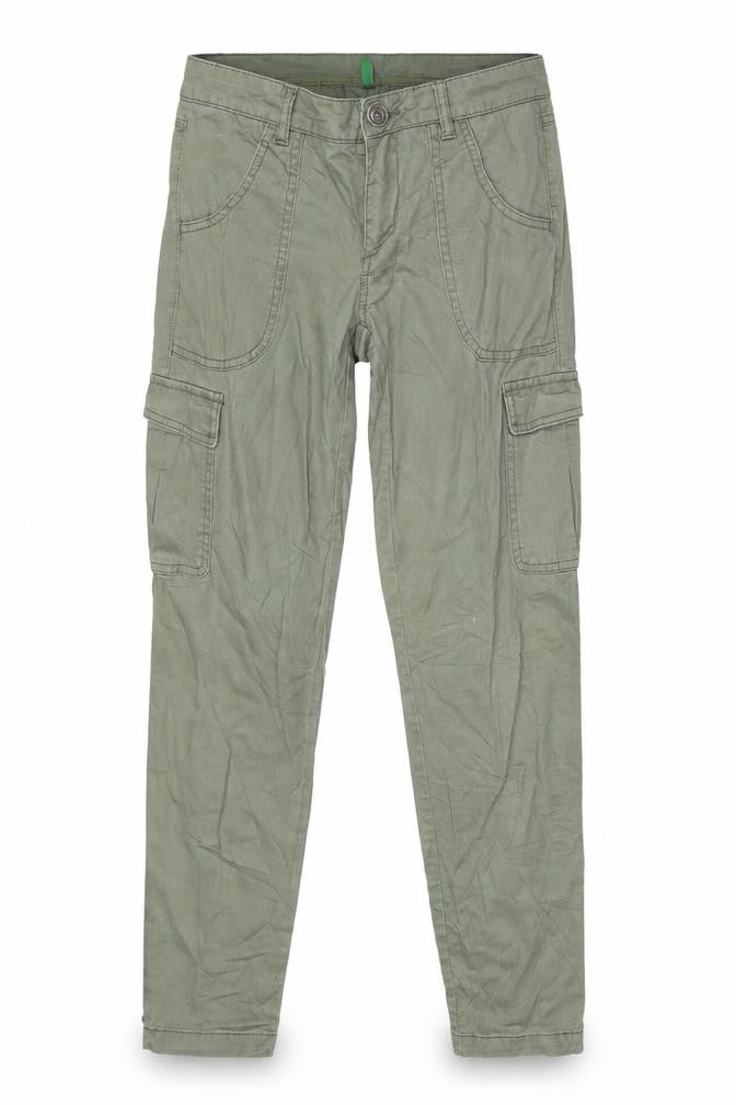 United Colors of Benetton Womens Green  Denim Skinny Jeans Size 10 L27 in