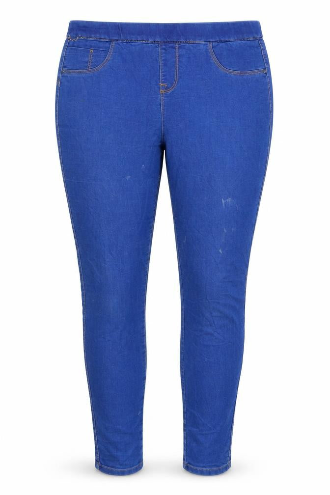 Denim Co. Womens Blue  Denim Jegging Jeans Size 12 L29 in