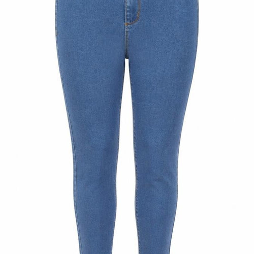 Denim Co. Womens Blue  Denim Jegging Jeans Size 12 L31 in