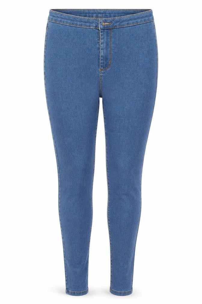 Denim Co. Womens Blue  Denim Jegging Jeans Size 12 L31 in