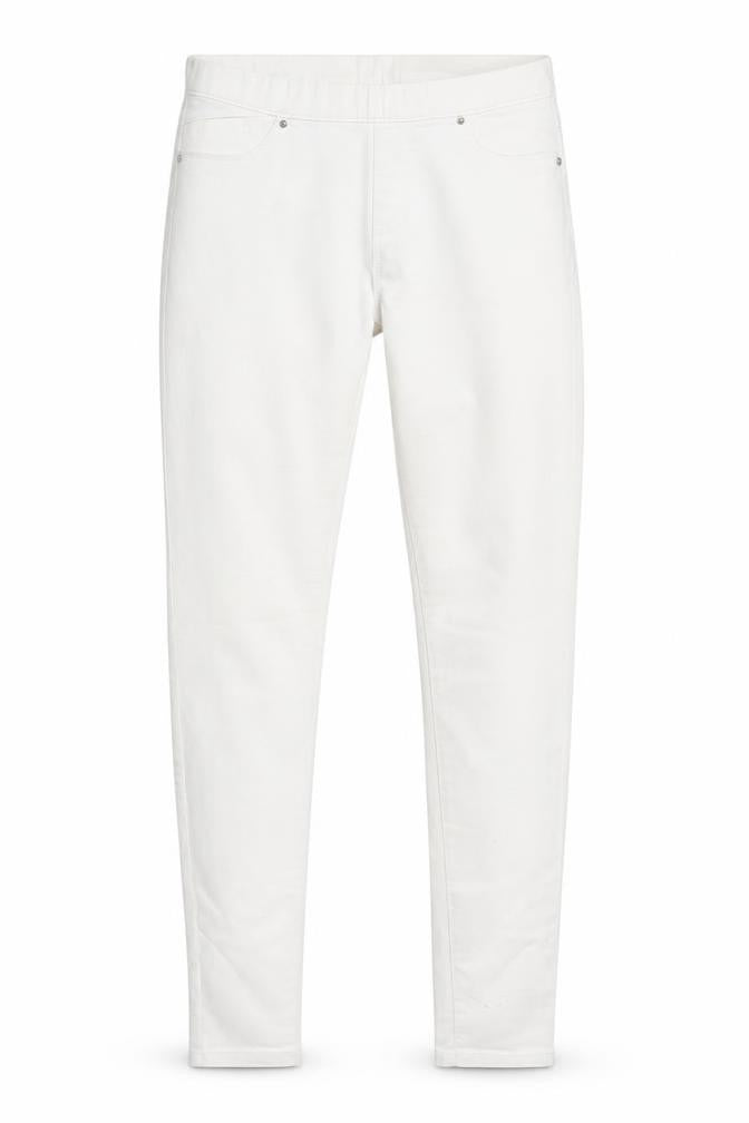 Denim Co. Womens White  Denim Jegging Jeans Size 6 L29 in