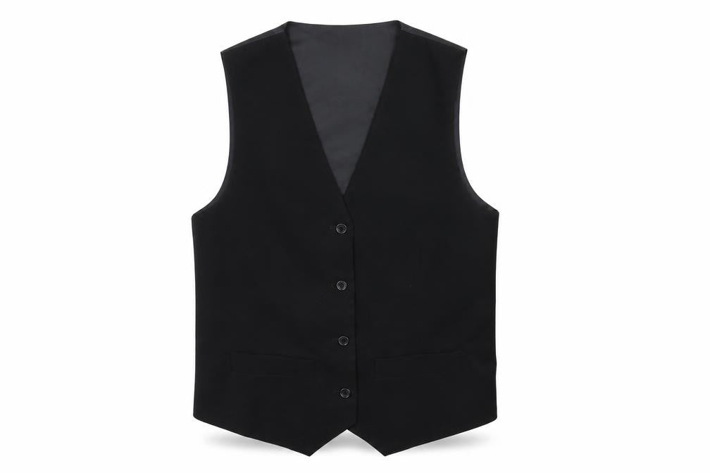 Front view of Premium men’s black jacket suit jacket, size M