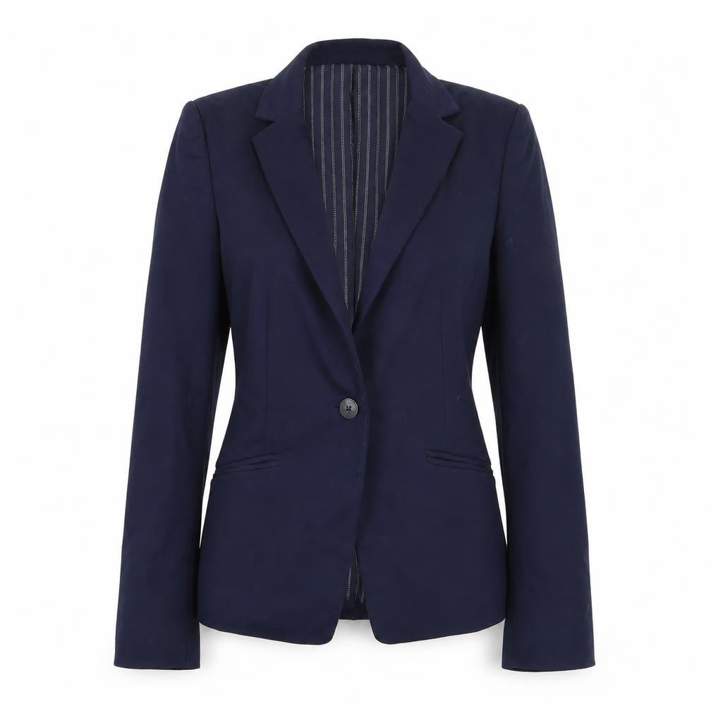 H&M Womens Blue   Jacket Blazer Size 8