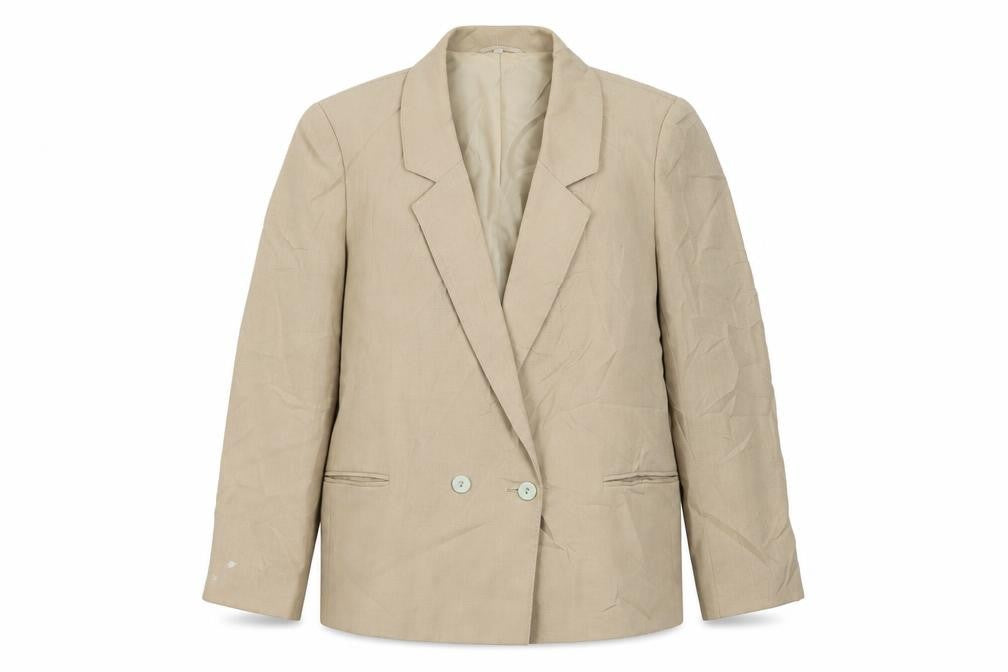 St Michael Womens Beige Jacket Blazer Size 12