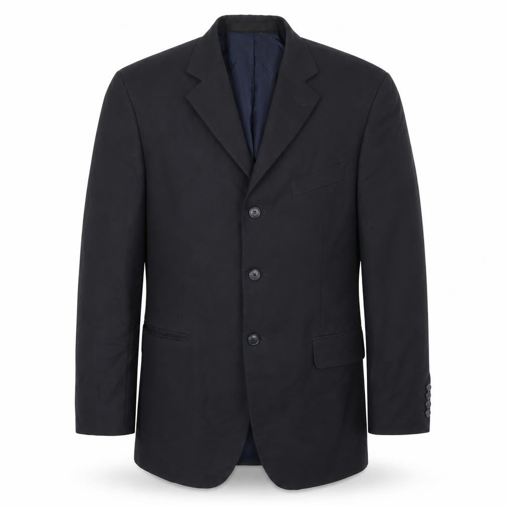 Front view of Marks & Spencer men’s blue jacket blazer, size 40