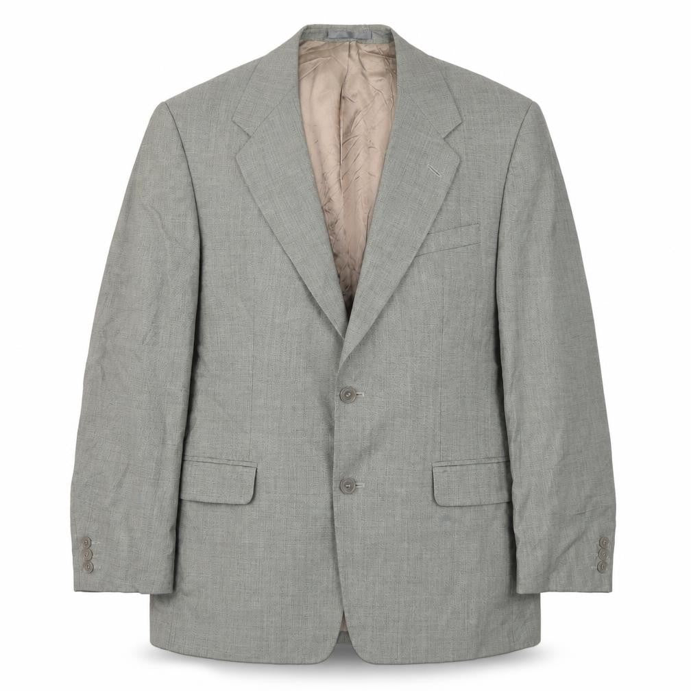 Front view of WESTBROOK men’s green jacket blazer, size 44