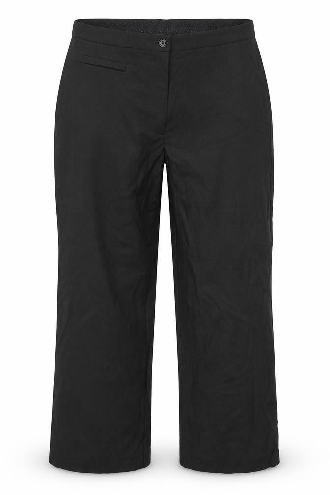 Front view of Marks & Spencer women’s grey trousers, size UK 12, 26-inch leg